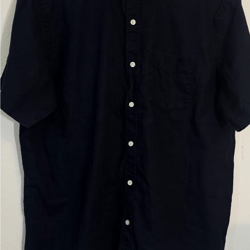 Old Navy Men's Dark Button Down Shirt